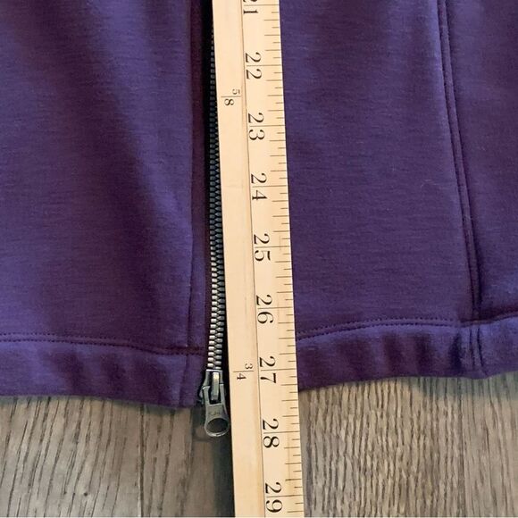 SKETCHERS Full Zip Sweatshirt Women Small Purple Fleece Pockets Medium Weight. - Picture 11 of 11